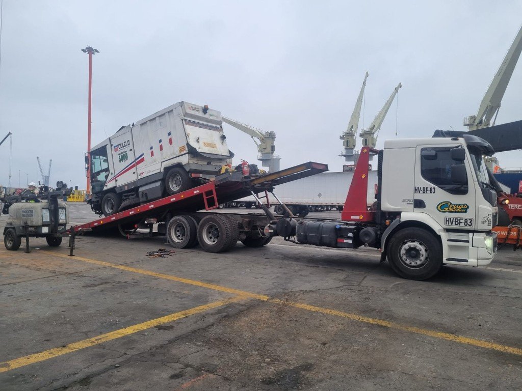Grúas Silva - foto de servicio